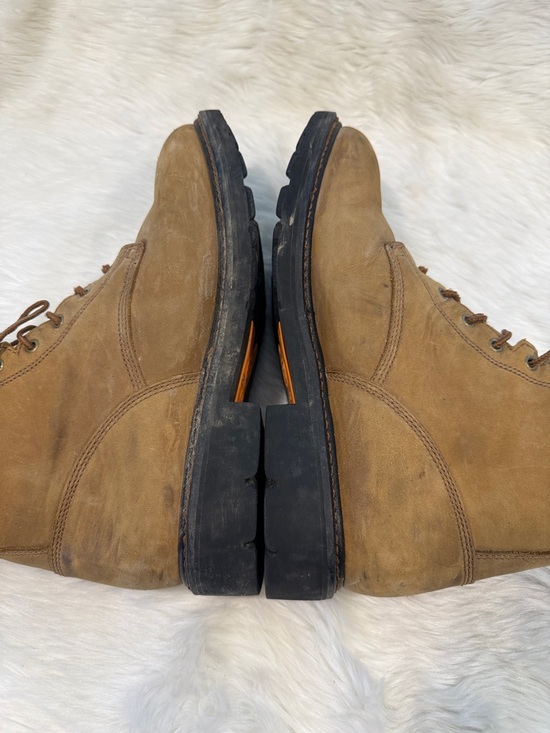 Ariat Men\'s Tan Leather Lace-Up Work Boots Size 11 Cascade main image 3